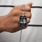 Always Have Your Back Son Dog Tag Chain from Dad