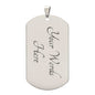 Always Have Your Back Son Dog Tag Chain from Dad