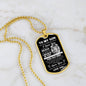 Always Have Your Back Son Dog Tag Chain from Dad