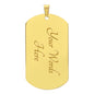 Always Have Your Back Son Dog Tag Chain from Dad