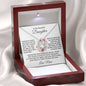 Most Beautiful Chapter Daughter Heart Necklace from Mom