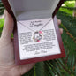 Most Beautiful Chapter Daughter Heart Necklace from Mom