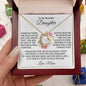 Most Beautiful Chapter Daughter Heart Necklace from Mom