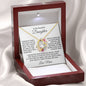 Most Beautiful Chapter Daughter Heart Necklace from Mom