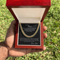 Braver Son Cuban Link Chain from Dad