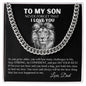 Stay Strong Son Cuban Link Chain from Dad