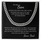 Braver Son Cuban Link Chain from Dad
