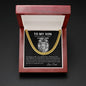 Stay Strong Son Cuban Link Chain from Dad