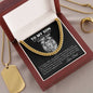 Stay Strong Son Cuban Link Chain from Dad