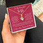 Forever & Always Wife Necklace with Message Card