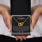 I Love You Interlocking Hearts Necklace Daughter from Dad