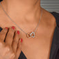 I Love You Interlocking Hearts Necklace Daughter from Dad