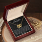 I Love You Interlocking Hearts Necklace Daughter from Dad