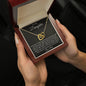 I Love You Interlocking Hearts Necklace Daughter from Dad