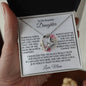 Most Beautiful Chapter Daughter Heart Necklace from Mom