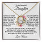 Most Beautiful Chapter Daughter Heart Necklace from Mom