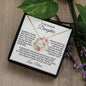 Most Beautiful Chapter Daughter Heart Necklace from Mom
