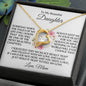 Most Beautiful Chapter Daughter Heart Necklace from Mom