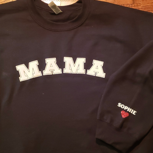 MAMA Heartstrings Crewneck Sweatshirt"