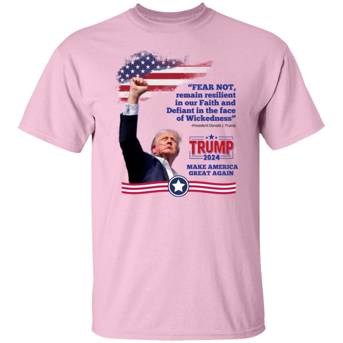 FEAR NOT Trump Shirt Front Only