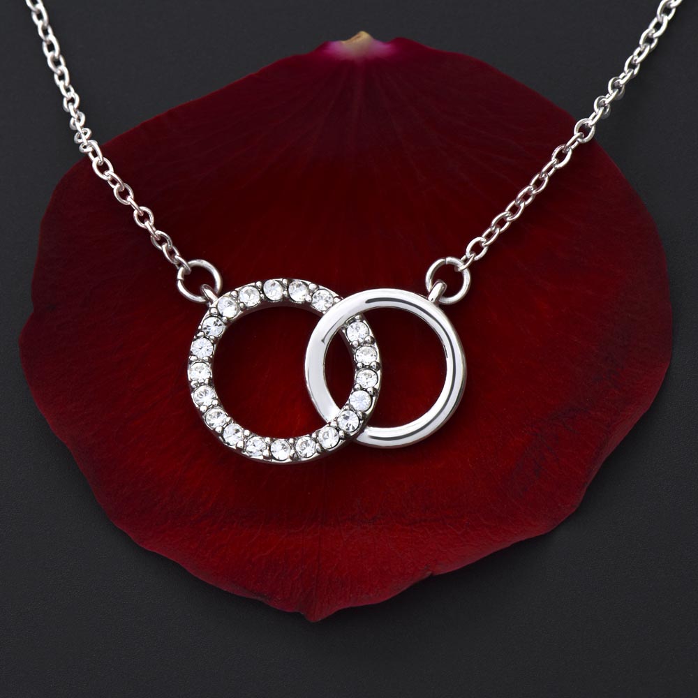 Perfect Pair Necklace: A Mother-Daughter Bond in 14K White Gold