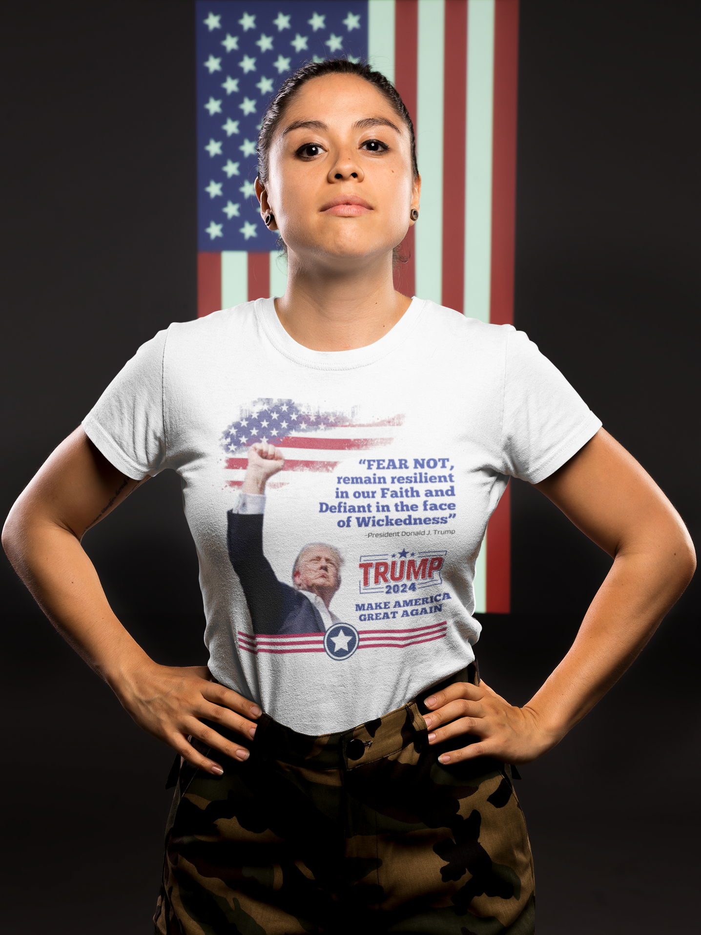 FEAR NOT Trump Shirt Front Only